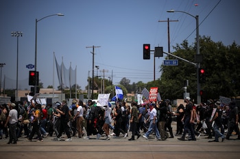 El distrito de Boyle Heights recaudaría USD 6,9 millones en cinco años y aplicaría el gravamen solo a inmuebles comerciales (REUTERS/Daniel Cole)