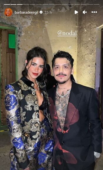 La actriz se encontró con