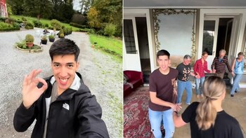 Un argentino sorprendido por una