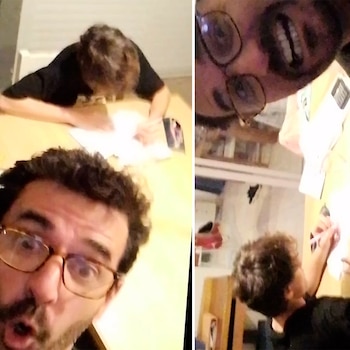 Toto aprobó el recuperatorio de historia con una calificación de 9,50, avanzando a 5° año (@catacasstro_)