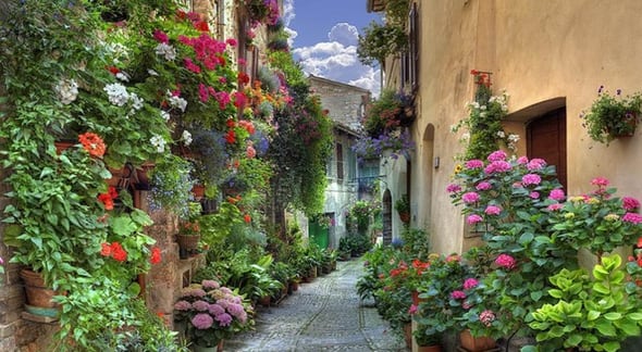 Spello, en Italia