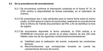 Documento sobre los cambios en