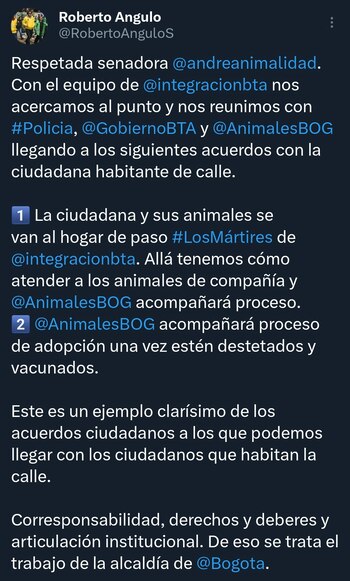 Respuesta del Idpyba a Andrea