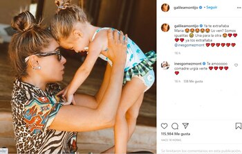 Galilea es madrina de bautizo