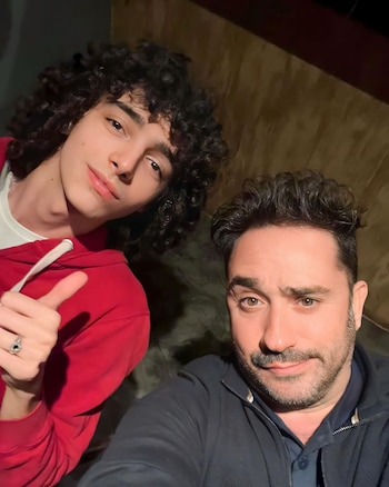 Blas Polidori y una de