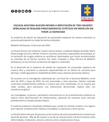 La Fiscalía General de la