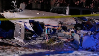 Una aeronave se estrelló contra