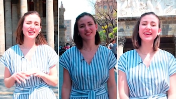 La joven expresó lo que