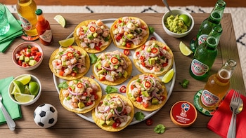 Cómo preparar tostadas de ceviche para ver el Mundial desde casa con una botana fácil, fresca y ligera
