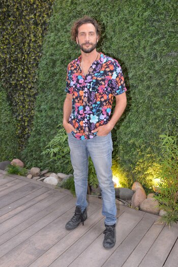 Luciano Cáceres asistió con un