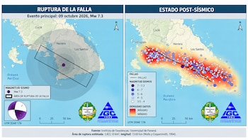 Terremoto en Panamá provocó una ruptura de falla estimada en 73 kilómetros
