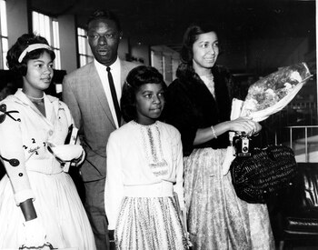 La estrella popular con su