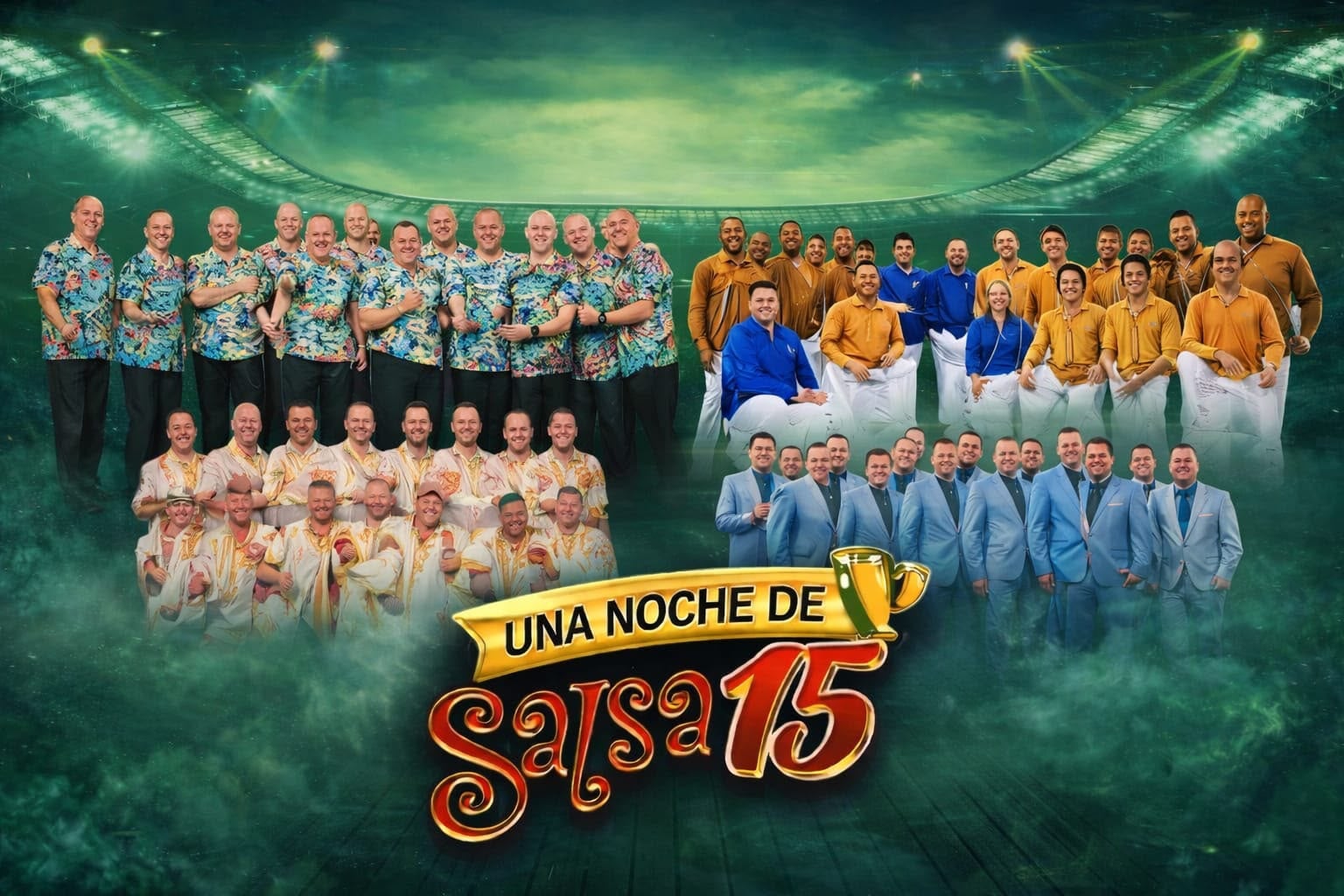 Una Noche de Salsa 15 cambia de fecha y anuncia segundo show
