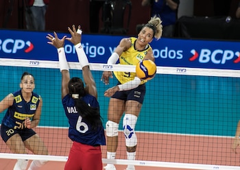 Brasil venció 3-0 a Colombia en la final de la Copa Sudamericana de Vóley 2026.