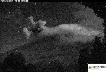 Exhalación Popocatépetl 05022020