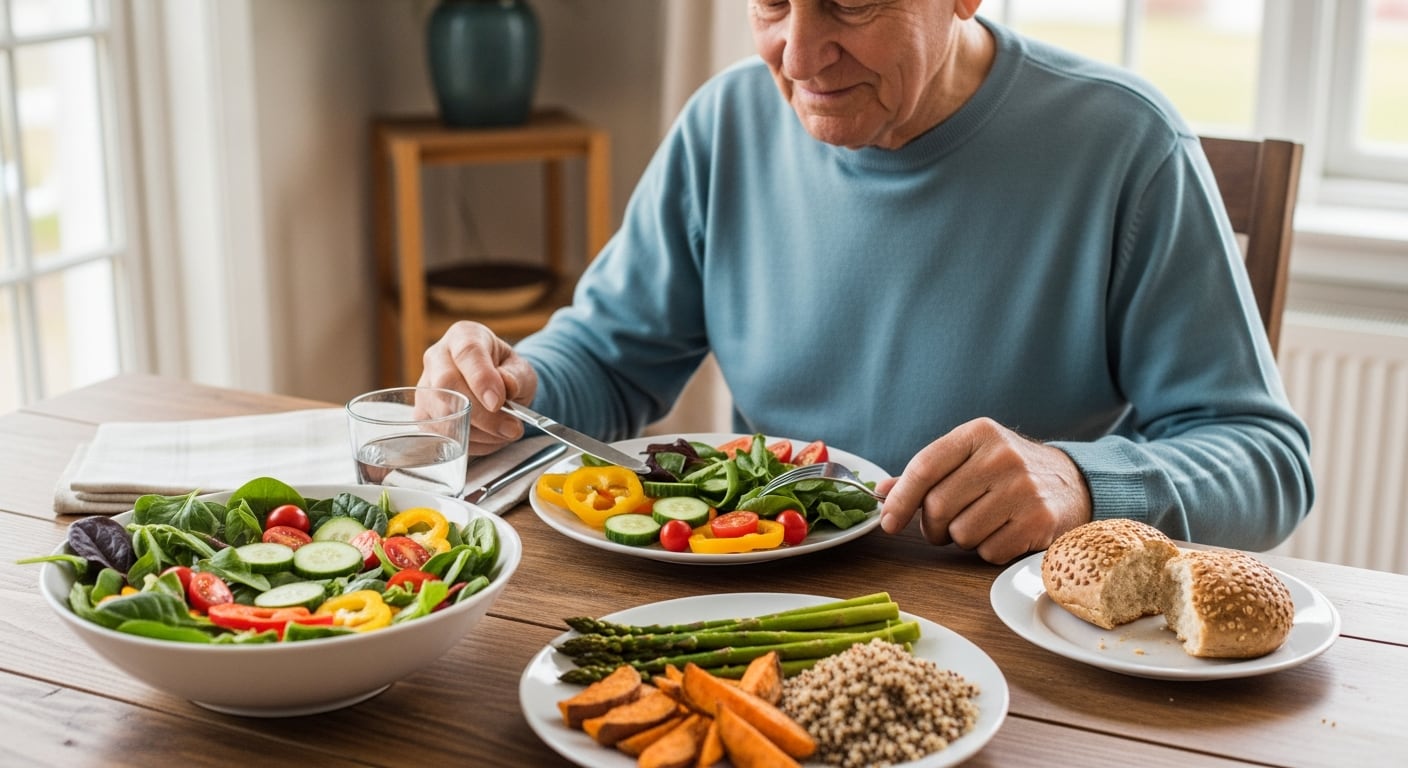 La investigación sugiere que consumir una dieta vegetal rica en alimentos integrales y frescos se vincula con una mayor protección cerebral, mientras que variantes menos saludables podrían incluso aumentar el riesgo de deterioro cognitiva (Imagen Ilustrativa Infobae)
