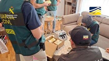 Intervienen más de 21 toneladas de cocaína tras desarticular una organización que operaba en España y Ecuador