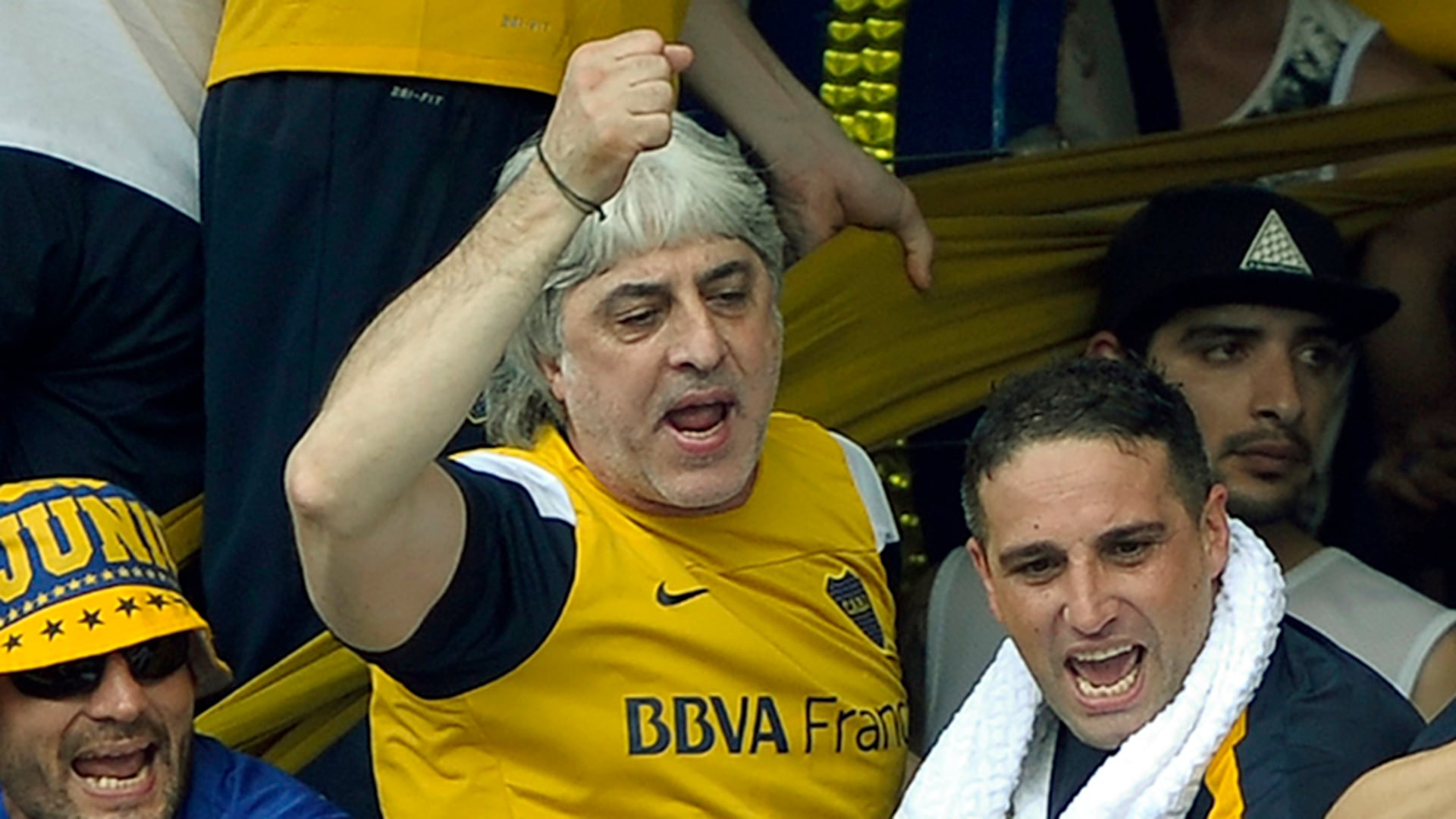 Rafa Di Zeo no viajó y Mauro Martín fue deportado por las autoridades chilenas (Foto AFP/Alejandro Pagni)