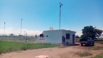 Drones y modelos de simulación apoyan investigación agrometeorológica en Arequipa. (Foto: Senamhi)