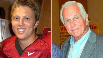 Cameron Ely y su padre,