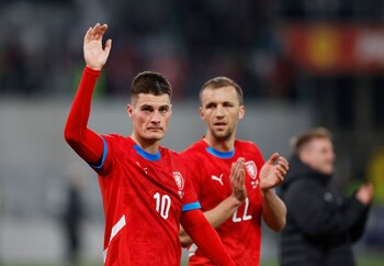 La República Checa vuelve al Mundial tras veinte años, con Patrick Schick como líder indiscutido del ataque en el Mundial 2026. REUTERS/David W Cerny