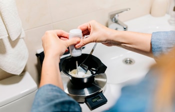 El tinte debe aplicarse con