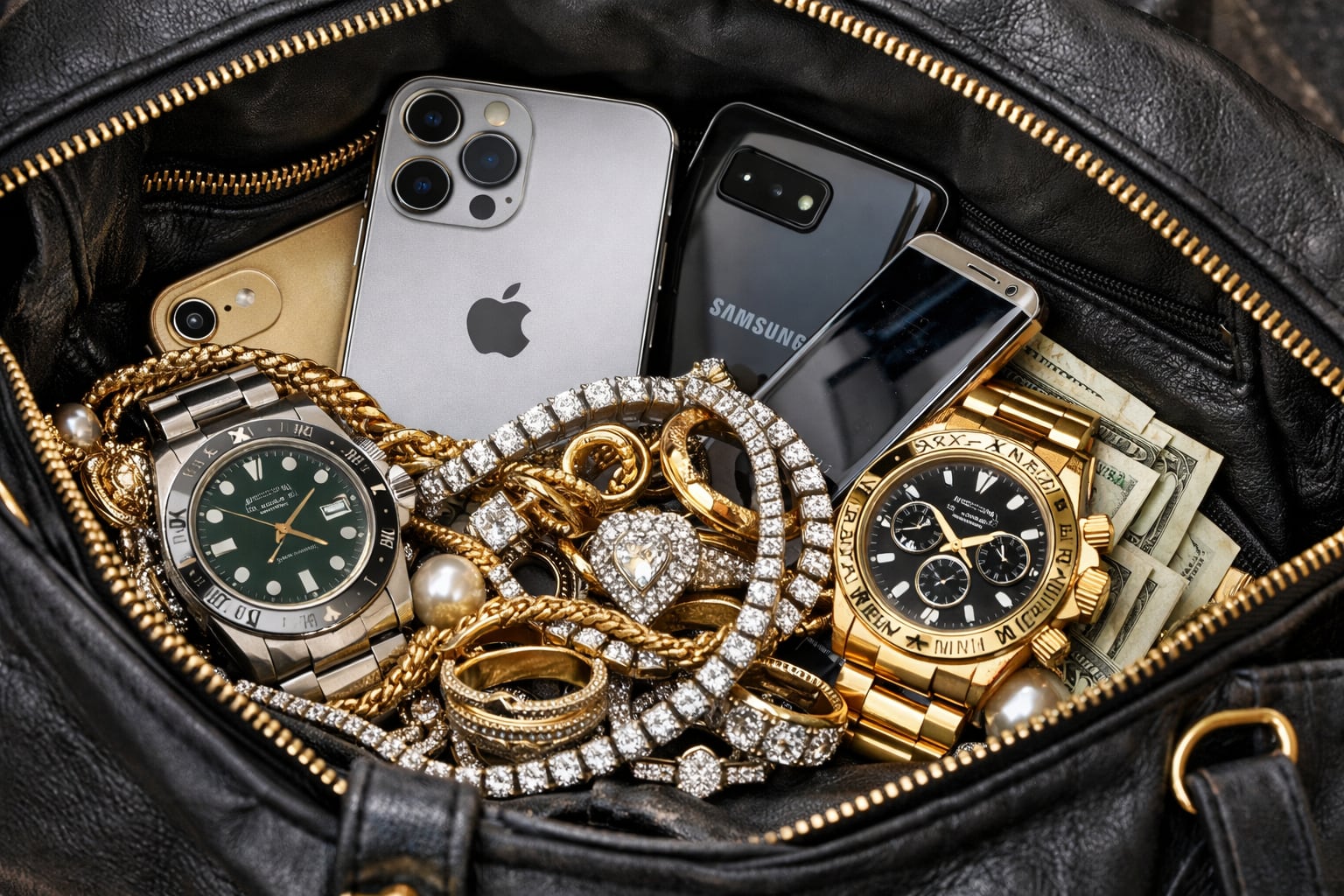 Tres mujeres y un menor de edad habían robado celulares, joyas y relojes en la CDMX. (Imagen Ilustrativa Infobae)