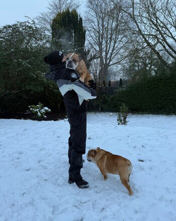 El delantero del Manchester United