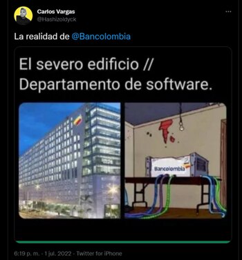 Memes sobre la falla masiva