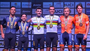 Los tándems de Arriortua-Aristi y Sansó-Teruel logran un doblete histórico en el Mundial de Huntsville