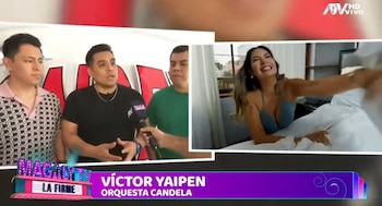 Pamela López revive su historia de amor con Christian Cueva para videoclip de cumbia y Magaly Medina dice: “¡Qué falso su llanto!”. (Captura: Magaly TV La Firme)