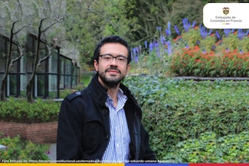 Dr. Camilo Umaña Hernández, jurista colombiano y defensor de los derechos humanos - crédito @embcolfrancia / X