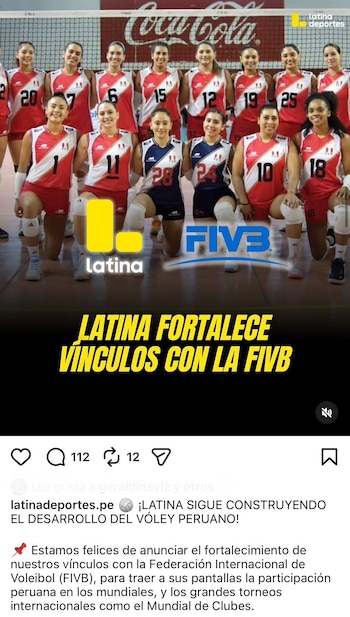 Latina TV llegó a un acuerdo con la FIVB para transmitir el Mundial de Clubes de vóley 2026.