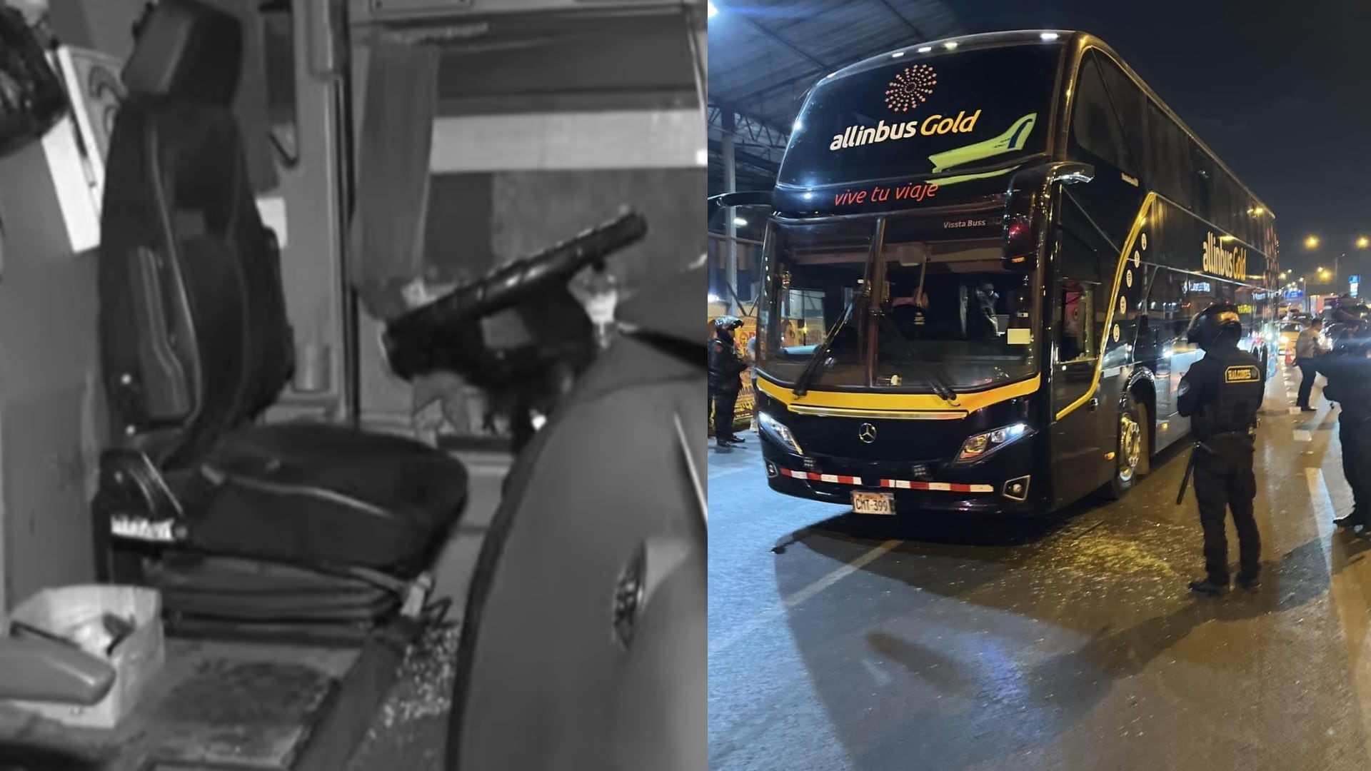 Atacan a balazos a bus de la empresa Allinbus que viajaba de Lima a Huaraz: Chofer queda herido