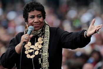 La cantante Aretha Franklin, considerada