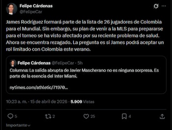 El mediocampista colombiano fue titular frente al Sacramento Republic en la U.S. Open Cup, pero su rendimiento dejó dudas entre los aficionados de la Selección Colombia tras disputar apenas sesenta y cinco minutos antes de ser sustituido-crédito @FelipeCar/X