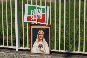 Una imagen de la Virgen
