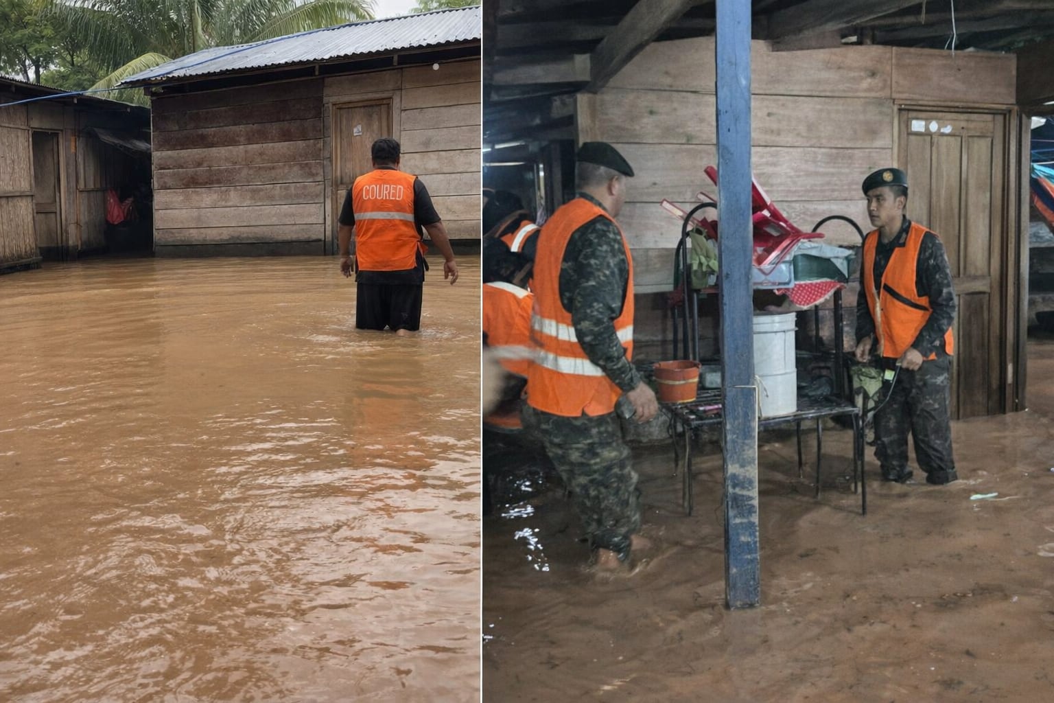 Guatemala: Las lluvias dejan miles de afectados y daños en Petén e Izabal