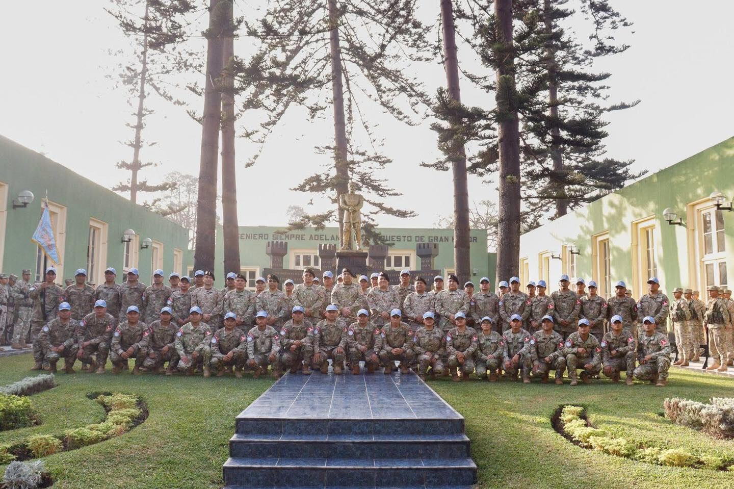 220 cascos azules peruanos partirán a la República Centroafricana para apoyar una nueva misión de paz de Naciones Unidas. Foto: Ejército del Perú.