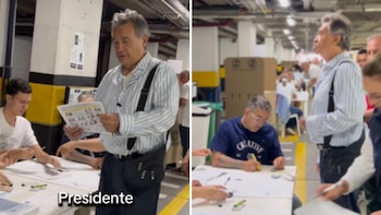 Carlos Lehder, excapo del Cartel de Medellín, votó por primera vez en su vida para las elecciones presidenciales en Colombia