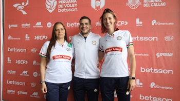 Marcos Blanco acompañado de Eugenia