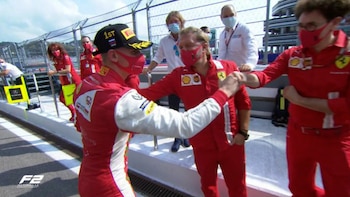 Mattia Binotto siguió de cerca