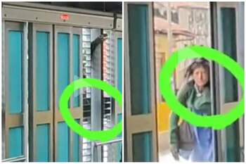 En el video captado por