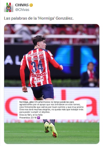 Armando González habría rechazado una propuesta de Rusia, priorizando mantenerse en México mientras Chivas espera una oferta concreta. (X/ @Chivas)