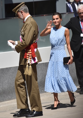Letizia desfile FFAA 2022