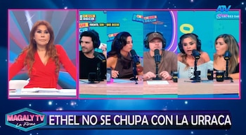 Magaly Medina de Ethel Pozo: “Ele está livre agora, não há desculpa para ele não voltar”. Captuyra: Magaly TV La Firme.