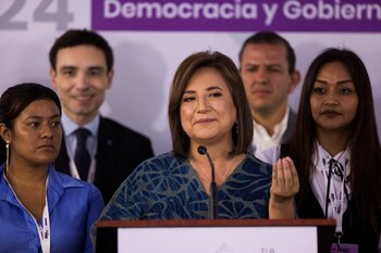 Xóchitl Gálvez, candidata de Fuerza y Corazon por Mexico
(Foto: REUTERS/Quetzalli Nicte-Ha)