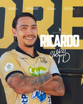 El delantero tuvo un paso por el fútbol de Costa Rica-crédito @AguilasDoradas/X