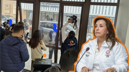 Seguridad de Dina Boluarte encierra a periodistas en pleno simulacro multipeligro y restringe su labor