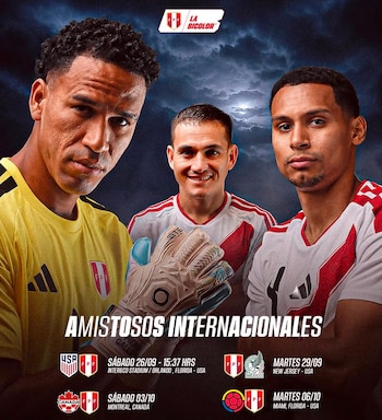 La selección peruana sostendrá cuatro amistosos en la próxima fecha FIFA 2026.